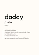 daddy da-dee Father's Day Card 46149 created by Jenna Bensason