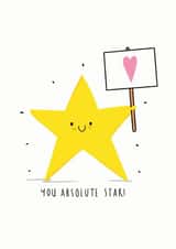 star bright Congratulations Card 20535 created by NICHOLA COWDERY ILLUSTRATIONS 