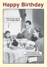 joke mum Birthday Card 15655 created by Liverpool Card Studio