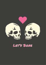 Let's Bone - Valentines, Anniversary, Couples created by Jemima's Designs