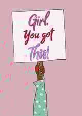 girl female Good Luck Card 18279 created by Positivity by Eilidh 