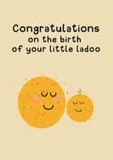 congratulations baby boy New Baby Card 21504 created by Desi Mem
