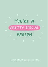 encouragement sendasmile Just because Card 13812 created by Poppy Lane