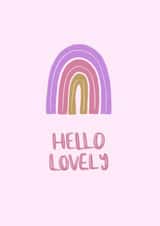 Hello Lovely Card created by Moo Cow Design