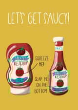 Saucy anniversary card created by Silky Rose Design