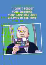 would i lie to you funny Birthday Card 21260 created by MOJO Creative Studio