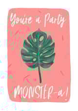 party cheese plant Card 47720 created by JuliasPrintStudio