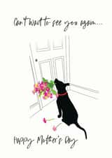 staffie american Mothers Day Card 43906 created by Jackie Ponwaye Design