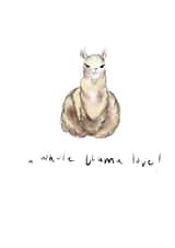 llama whole Love & Friendship Card 47865 created by from Alice with love