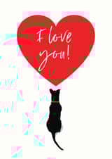 staffie american bulldog Anniversary Card 43907 created by Jackie Ponwaye Design