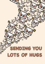 sending hugs Thinking of you Card 15070 created by LoveLivB