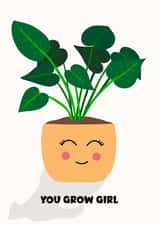 girl power go girl Love & Friendship Card 21640 created by Cards by Becky