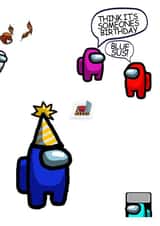 among us game Birthday Card 21407 created by Callum Goddard