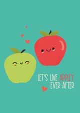 apple pun Anniversary Card 21759 created by Julia Walsh