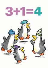 3 plus 1 four New Baby Card 8037 created by Paul Dowling