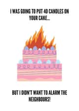 40 40th Birthday Card 16356 created by @Payne Designs