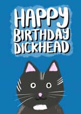 Dickhead from the cat Birthday Card 9628 created by Koro Cinco