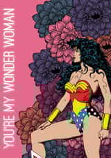 wonder woman mothers day Card 47809 created by TheDizzyPrintMaker