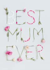 flowers photographic Mothers Day Card 8389 created by Love Lila Photography
