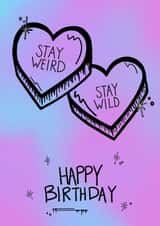 Stay Weird Stay Wild created by Sugar Storm Studio