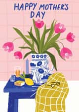 mothers mum Mothers Day Card 47091 created by Jessica Smith Illustration 