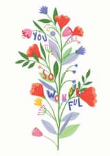 wonderful love Send A Smile Card 21352 created by Jessica Smith Illustration 