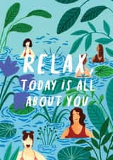 relax mothersday Mothers Day Card 21353 created by Jessica Smith Illustration 
