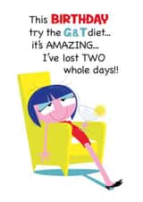 gin tonic Birthday Card 20856 created by Ryk60