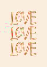 love love love love Valentines Day Card 13360 created by Sophia Sky