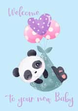 New Baby Panda Bear Card created by Love Gifts