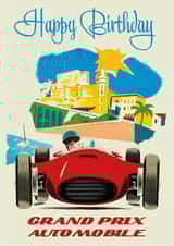 f1 formula 1 Birthday Card 8822 created by Groves Design