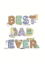 Dad Father Father's Day Card 42355 created by Kate Lanxon