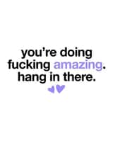 support fucking Love & Friendship Card 14889 created by burnt rose co