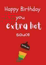 Nandos birthday card for an extra hot thing created by NatKards
