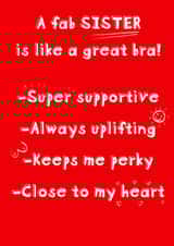 sister fab Birthday Card 20774 created by Art Thunderclap