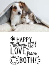 Personalised Mothers Day Photo Card created by Jodie Gaul & Co - pets animals Mothers Day Personalised Photo Card 9717