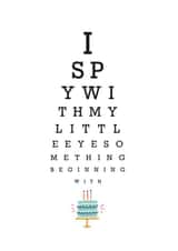 I Spy Cake Birthday card created by Yay Days