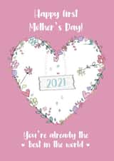 1st Mother's Day mum Mothers Day Card 37117 created by Little Letters with Love