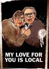 the league of gentlemen Film/TV/Netflix Anniversary Card 47006 created by Glen Stone