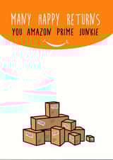 amazon amazon junkie Birthday Card 20857 created by Ryk60