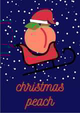 Christmas Peach Card created by Briggs designs