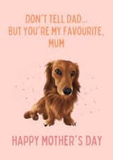 funny cute Mothers Day Card 21717 created by Cujo Creations