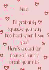 mum heart Mothers Day Card 47376 created by PopItThere