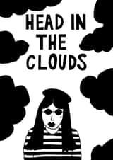 head in the clouds unfocused Just because Card 21814 created by Constance