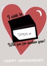 stay mafs Anniversary Card 13343 created by LMDesigns