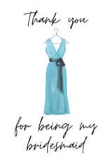 Thank you for being my bridesmaid created by Sunshine in Design