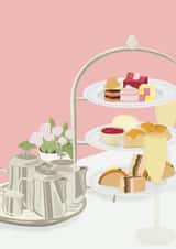 afternoon tea tea party Mothers Day Card 18838 created by Amy Kelly