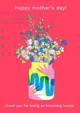 blooming lovely Mothers Day Card 48000 created by Jasmine Costello