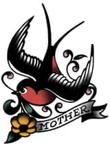 swallow bird Mothers Day Card 20926 created by Helen Priest