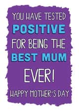 tested positive Card 44356 created by Jolly Ginger Cards